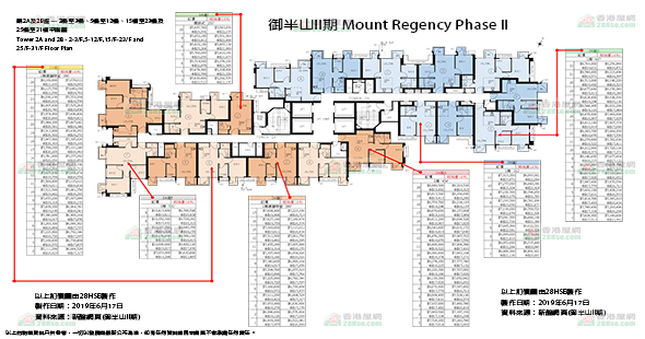 Mount Regency Phase II Floorplan Pricelist Updated date: 2019-06-18