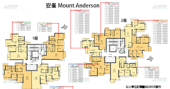 Mount Anderson Floorplan Pricelist Updated date: 2021-02-11