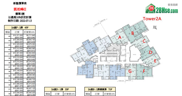 Villa Garda II Floorplan Pricelist Updated date: 2022-07-13