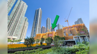 凯柏峰II 周边大厦 项目位于绿色箭嘴部分