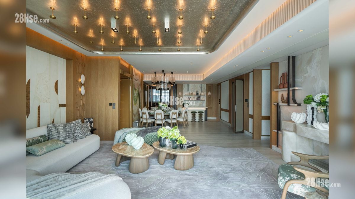 天玺海 1期 示范单位 项目 1 座 22 楼 A 单位平面图 (2144 平方尺) 