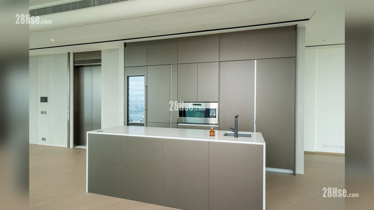 峻誉渣甸山 示范单位 从客/饭厅部分观看