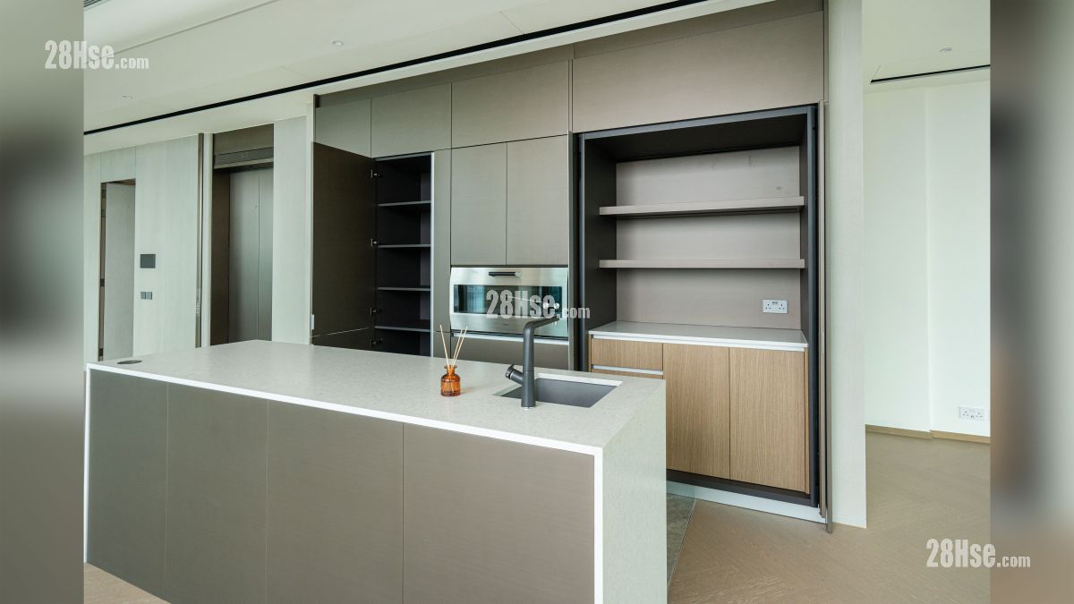 峻誉渣甸山 示范单位 从客/饭厅部分观看