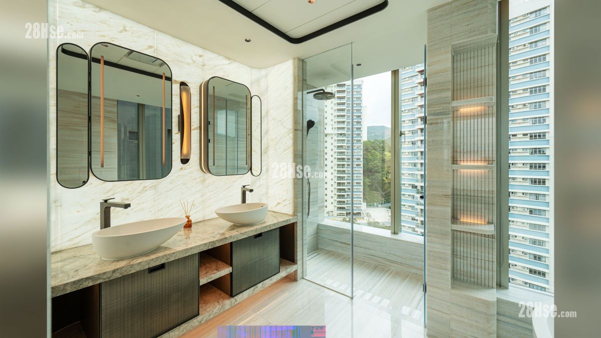 峻誉渣甸山 示范单位 主人睡房浴室部分