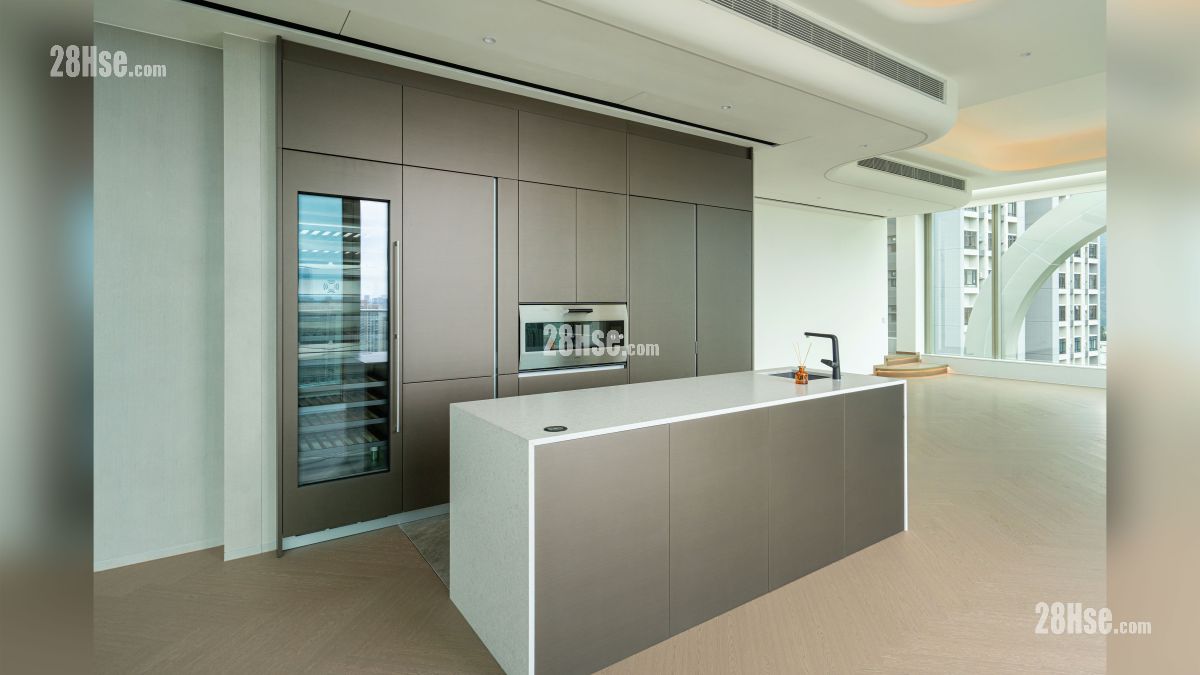 峻誉渣甸山 示范单位 从客/饭厅部分观看