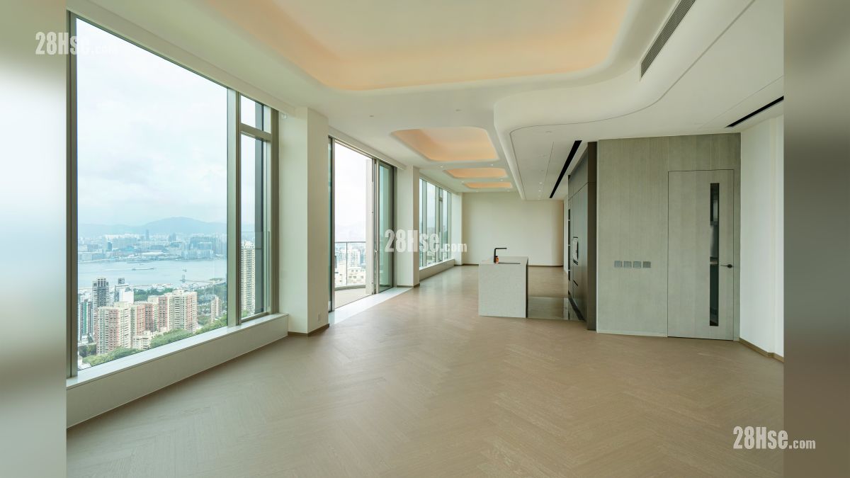 峻誉渣甸山 示范单位 从客厅部分观看