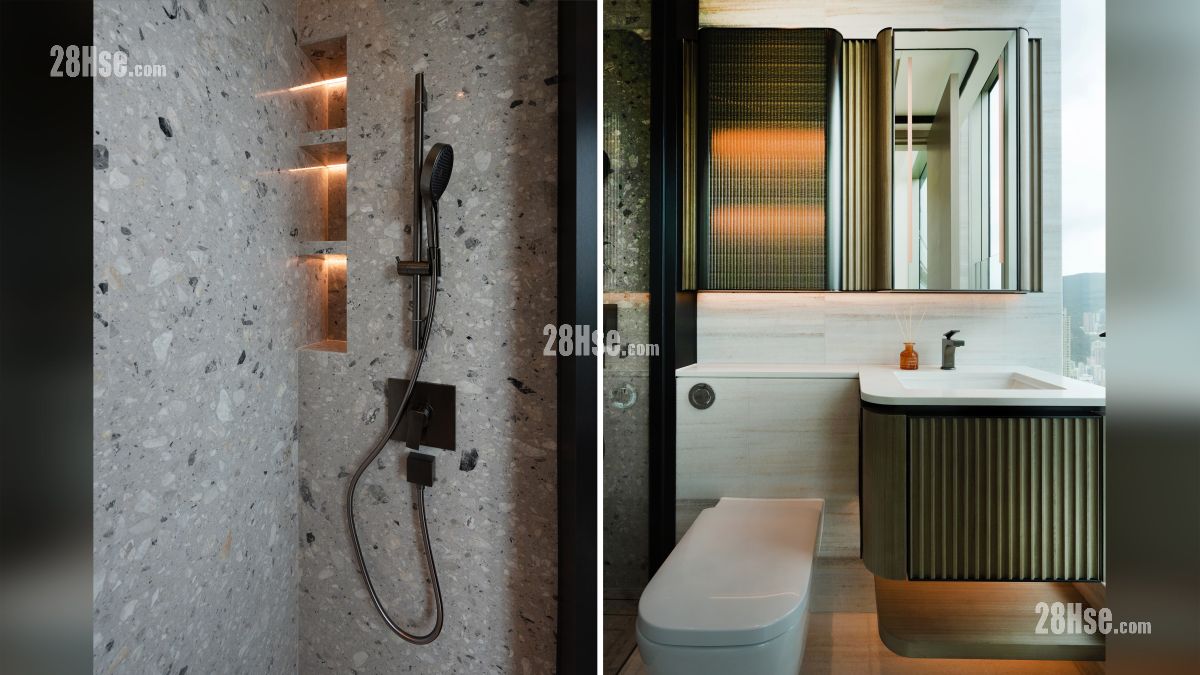 峻誉渣甸山 示范单位 睡房 3 浴室部分