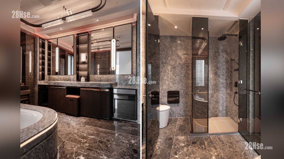 天璽天 2期 示範單位 主人睡房浴室部分