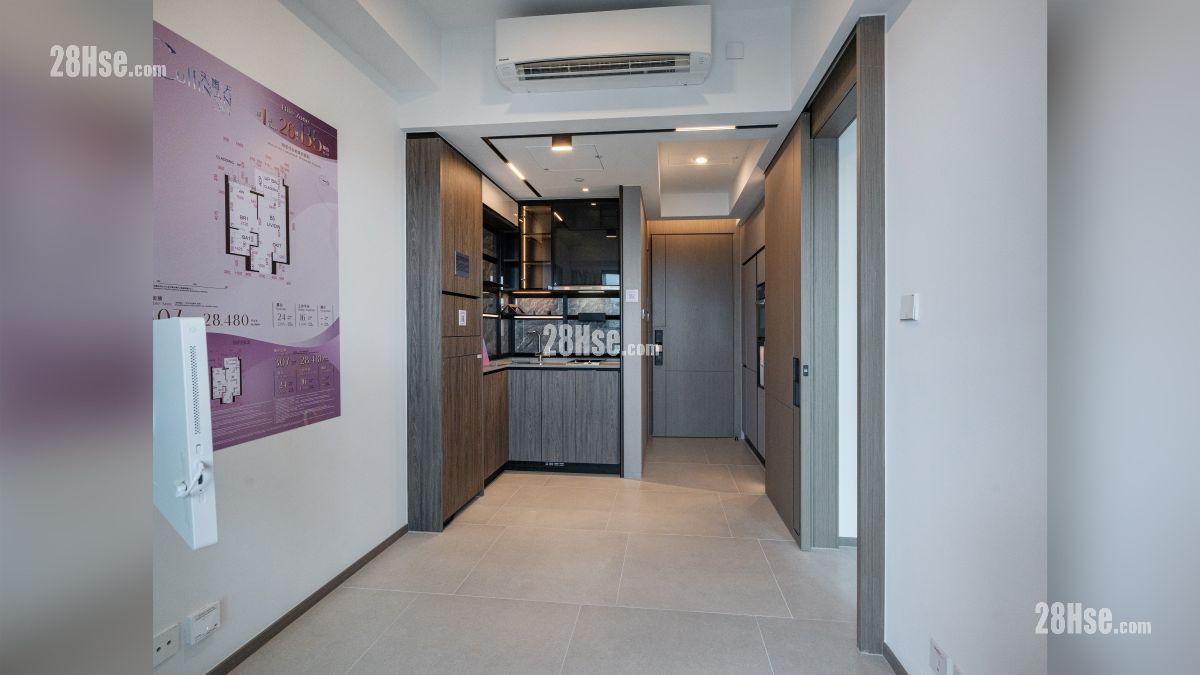 天璽天 2期 示範單位 從露台部分觀看