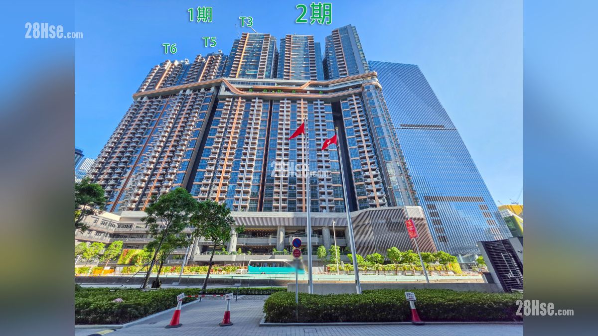 天璽天 2期 屋苑其他期數 項目期數分佈 (從協調道觀看)