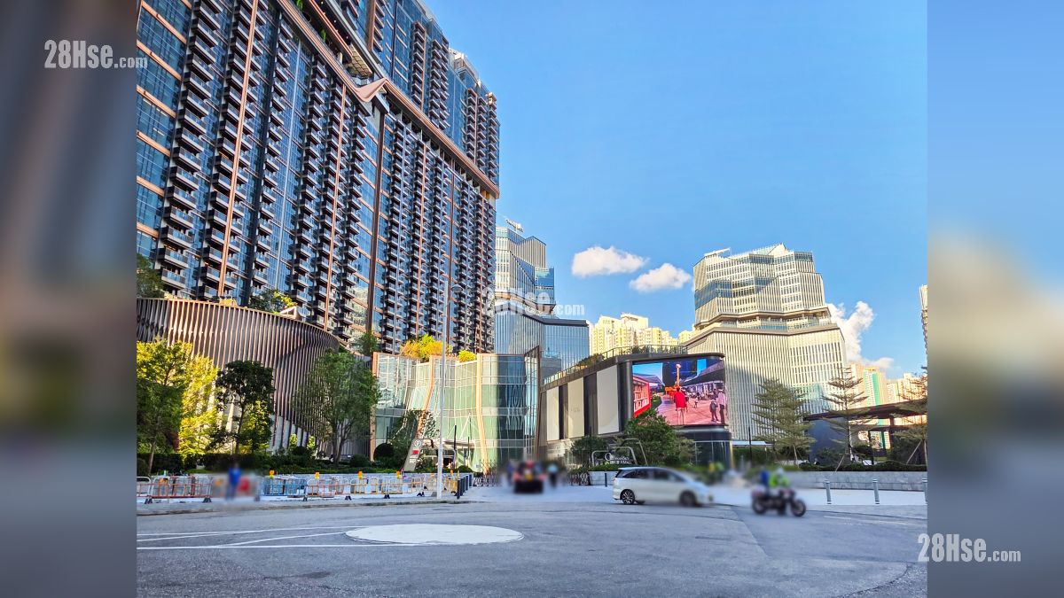 天璽天 2期 屋苑設施環境 項目外的沐元街迴旋處入口部分