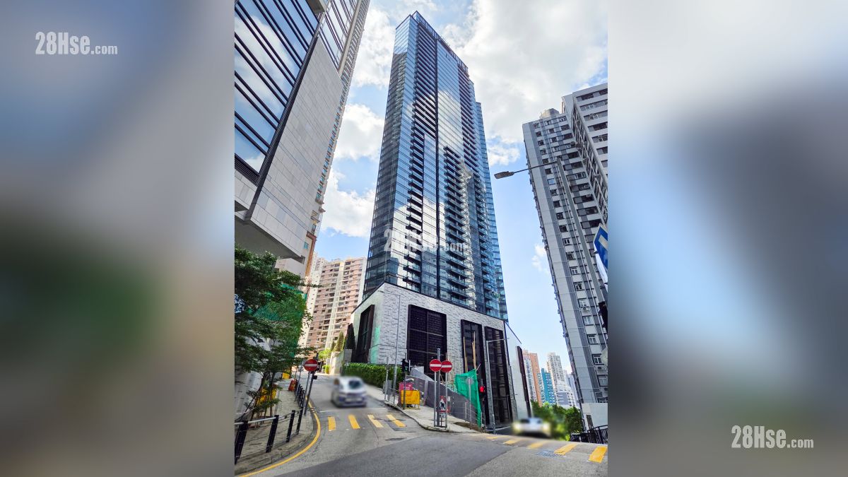 天御 2期 主題大廈 項目外觀 , 從西摩道觀看