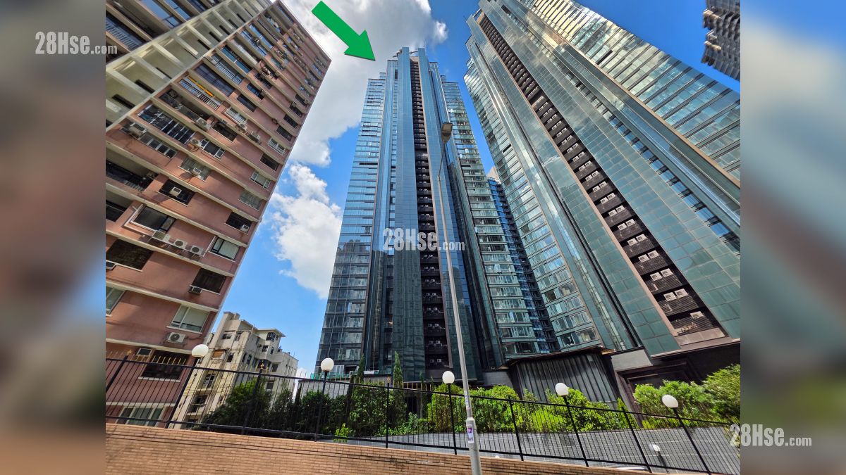 天御 2期 主題大廈 項目外觀 (從衛城道觀看)