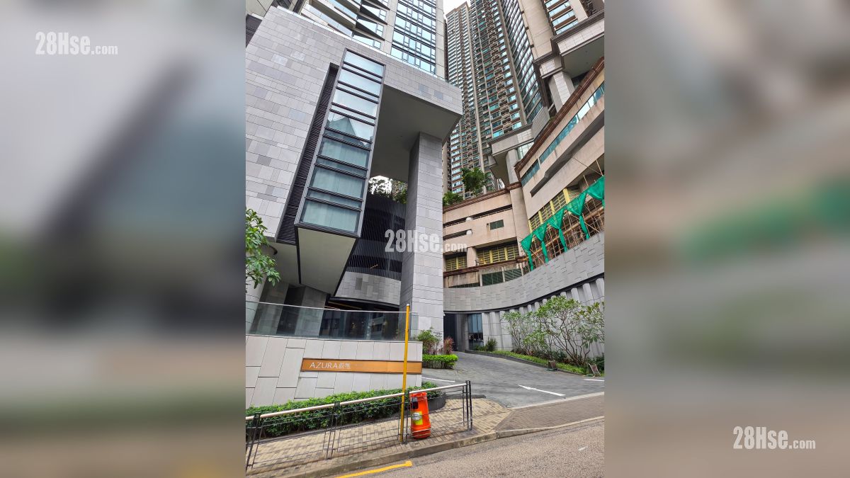 天御 2期 周邊大廈 項目對面的雍景臺與 Azura