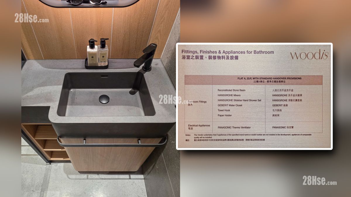 Woodis 示範單位 浴室部分