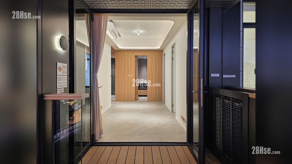 Woodis 示範單位 從露台部分觀看