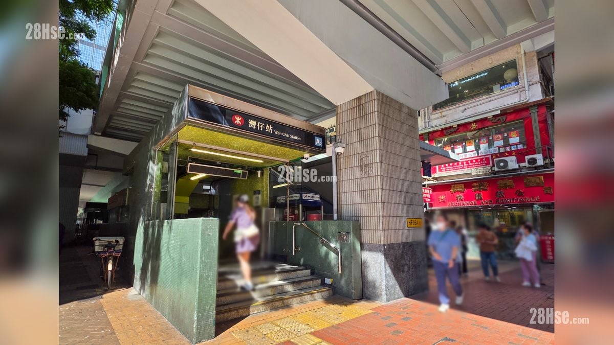 Woodis 交通配套 灣仔港鐵站, 距離項目約 600 米