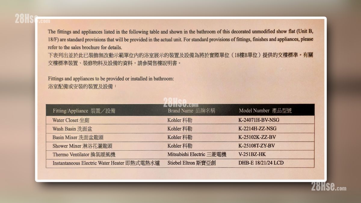 瑧爾 示範單位 浴室部分