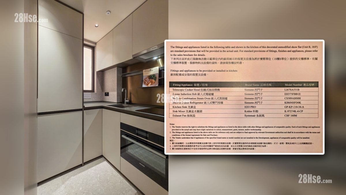 瑧爾 示範單位 廚房部分