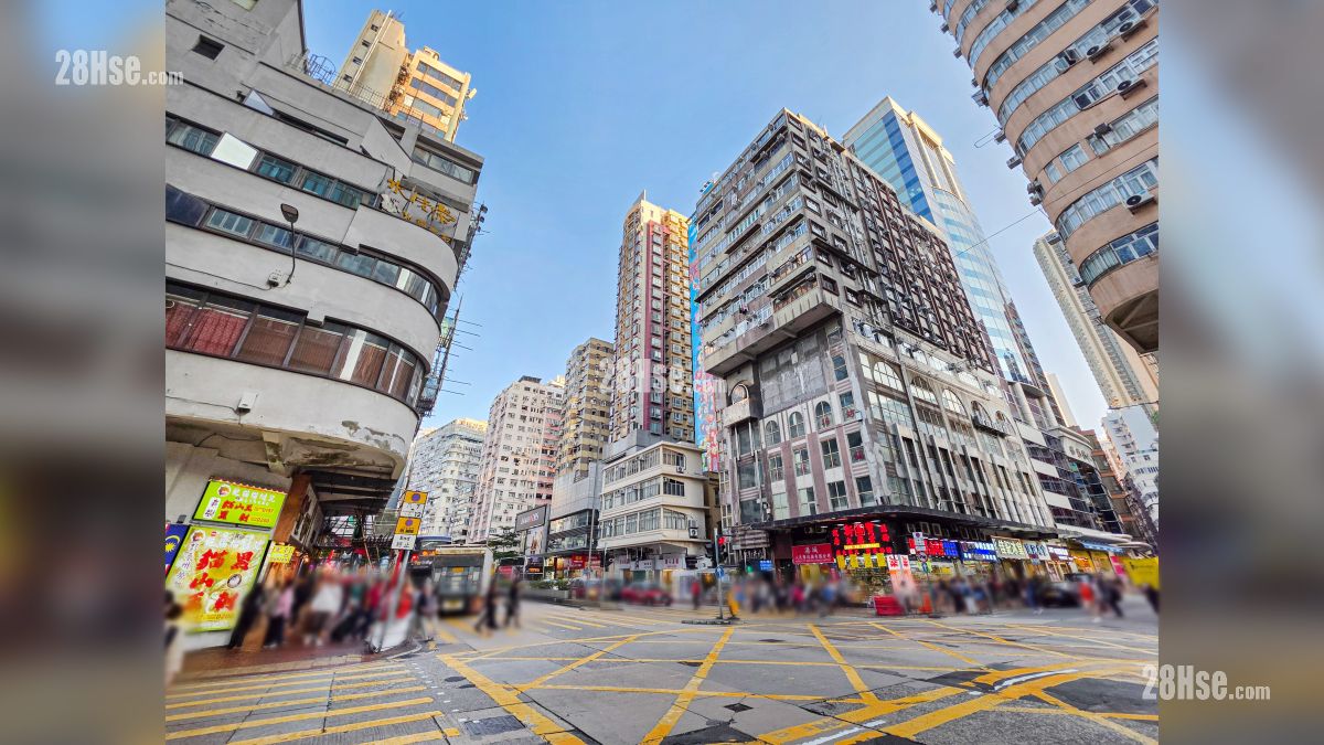 瑧爾 鄰近商場或食肆 佐敦道一帶有較多食肆商舖, 人流也較多