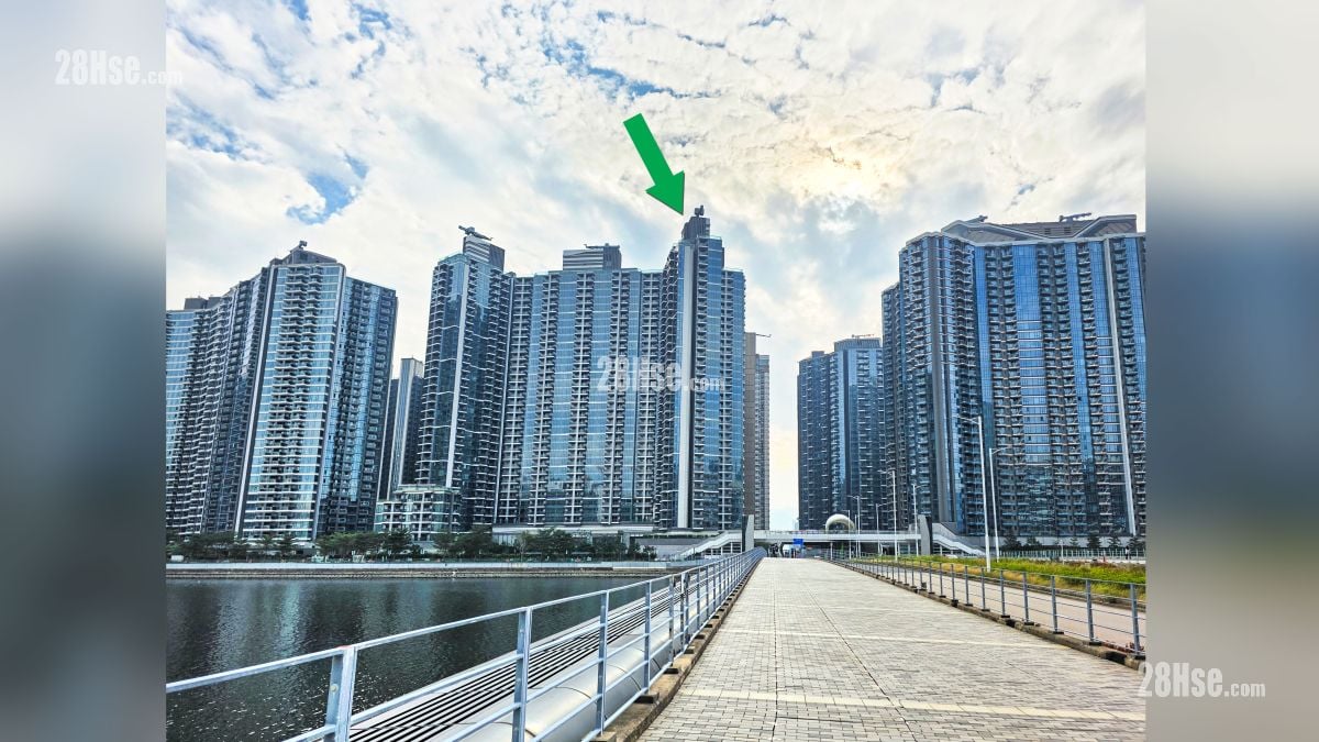 Double Coast III 附近街道 从启德桥观看项目 (绿色箭嘴部分) 