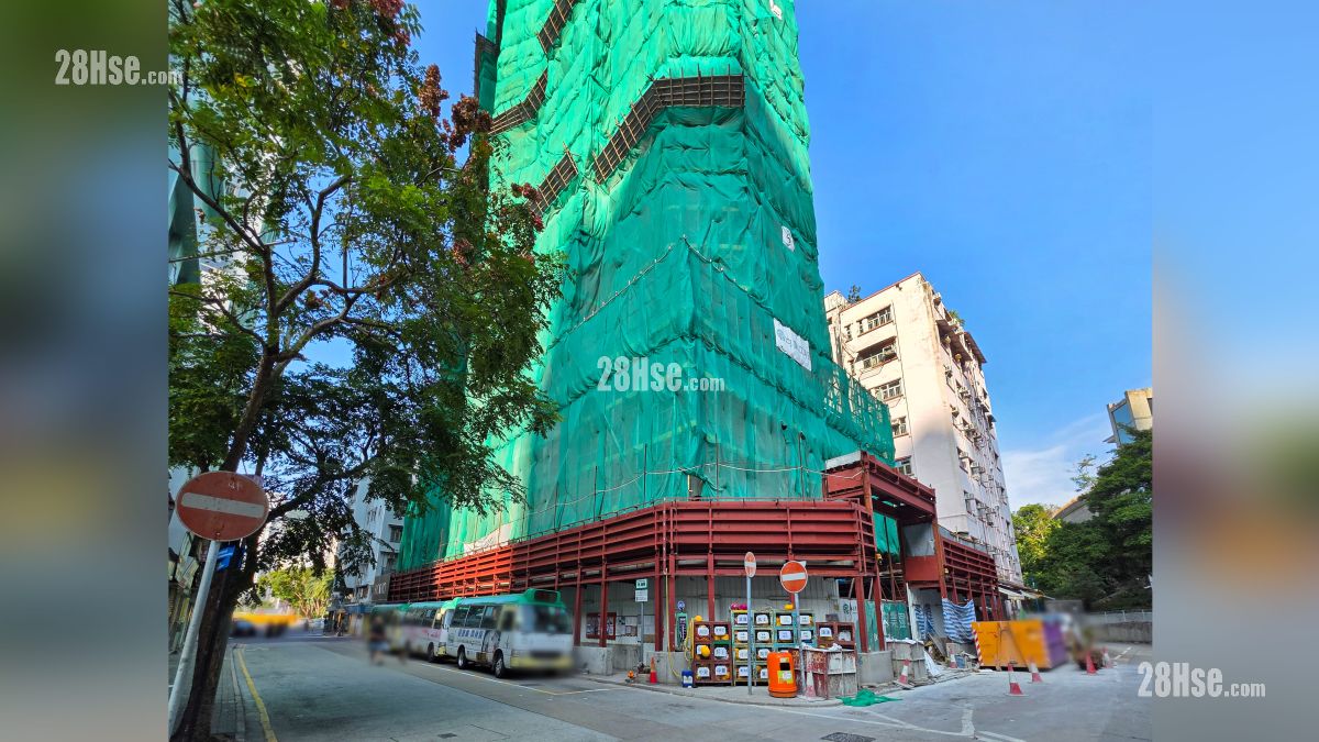 項目地盤入口位置 (從新市街與平瀾街交界觀看 )