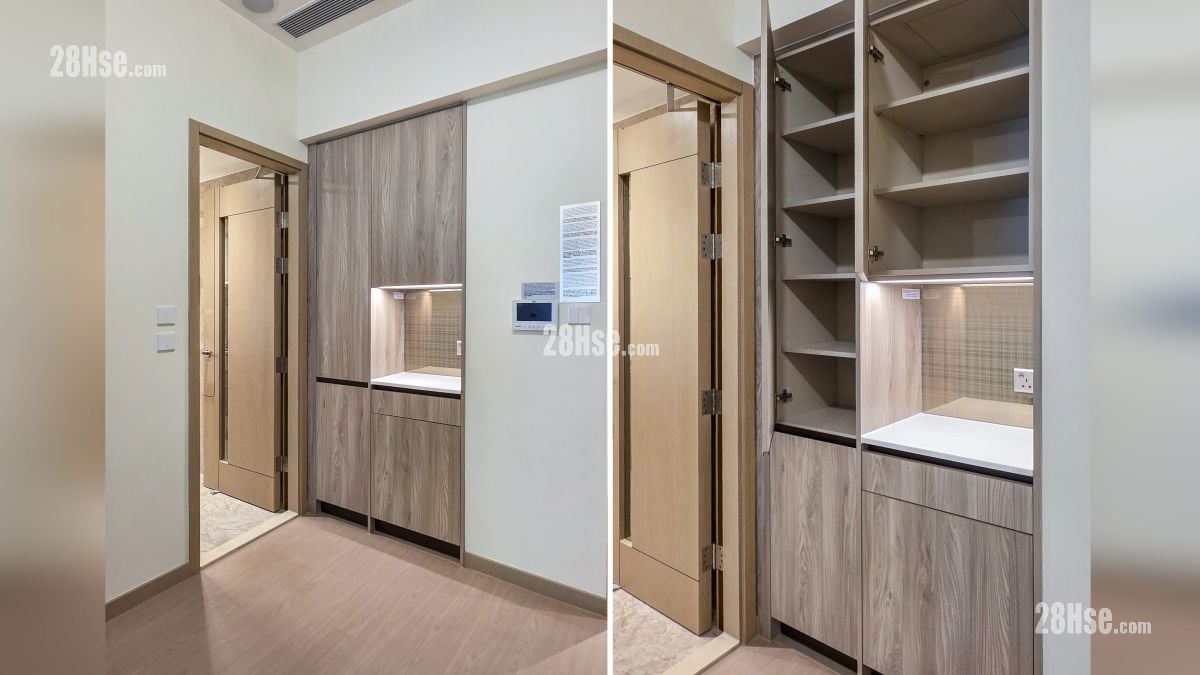 海瑅灣 I 示範單位 飯廳近廚房入口部分設有收纳空間