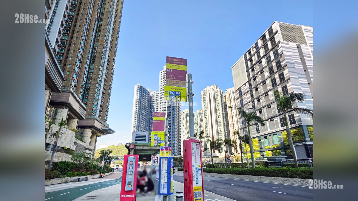 海瑅湾 II 交通配套 环保大道设有巴士站