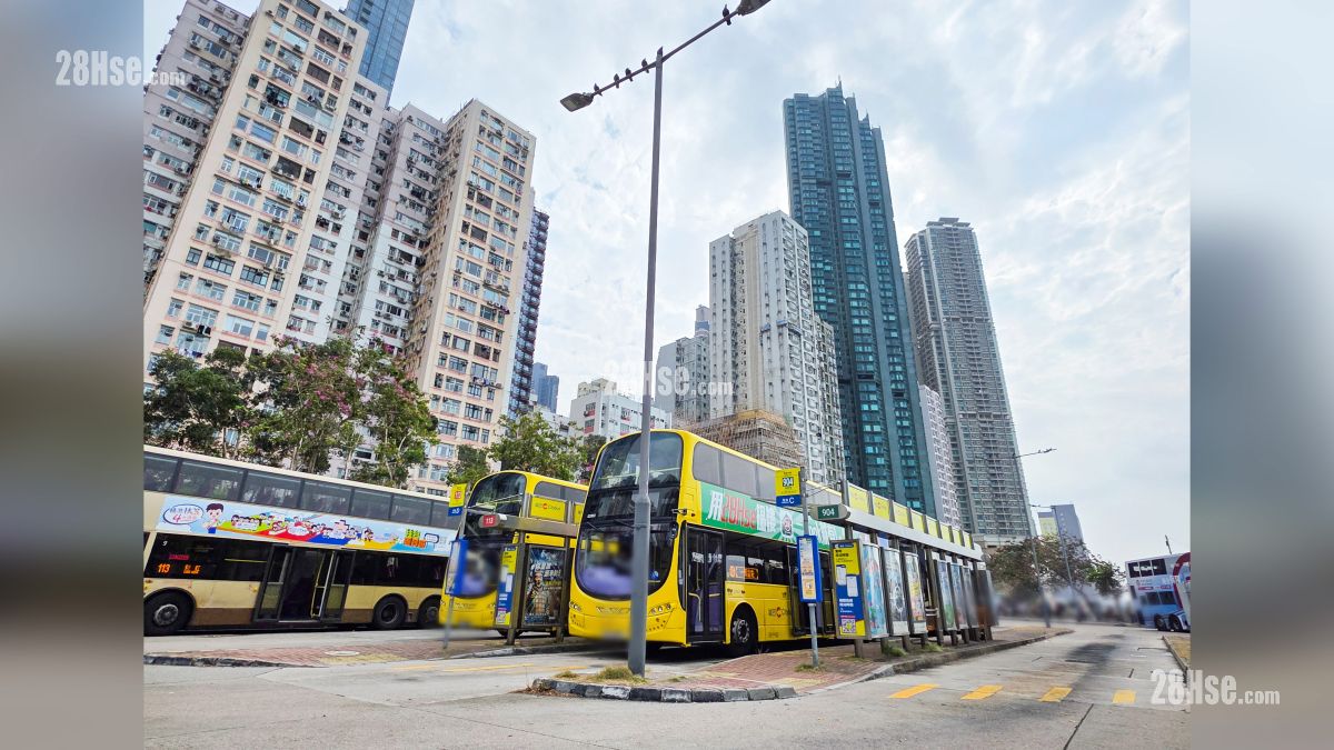 海嵎 交通配套 堅彌地城海旁設有巴士站