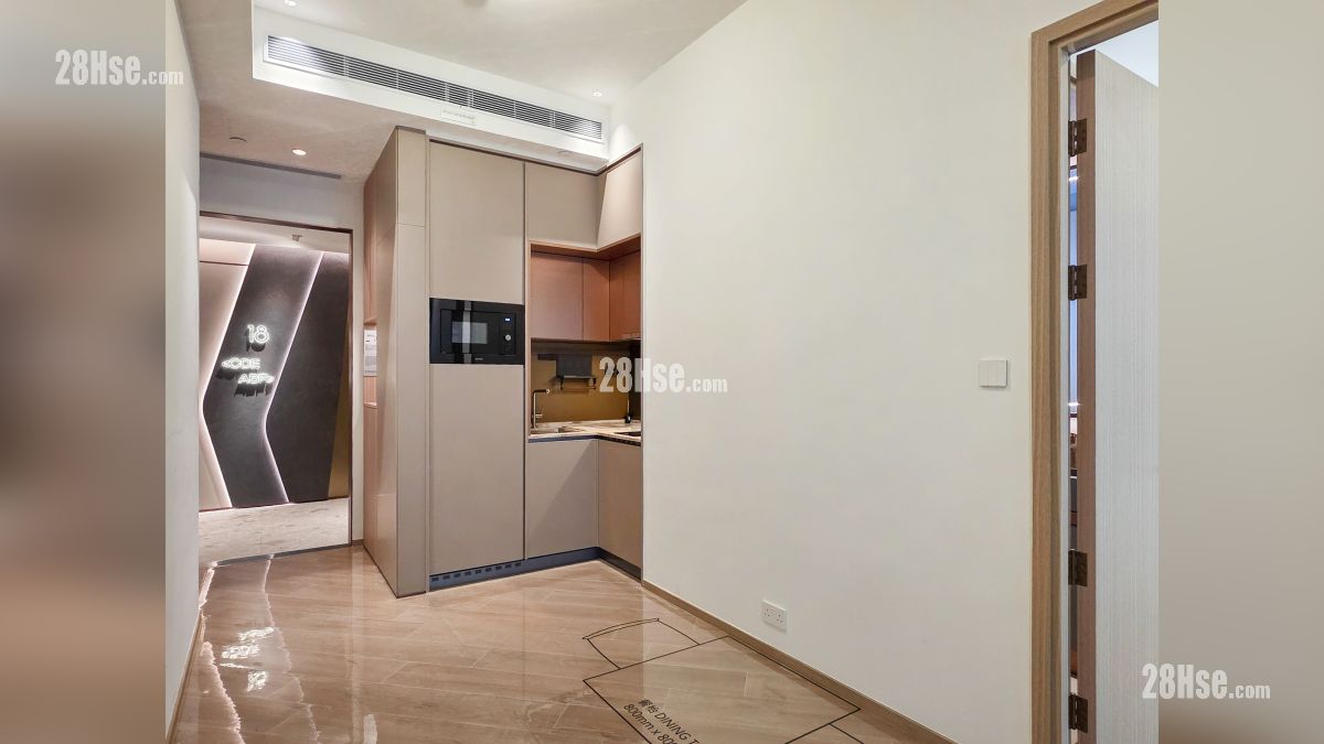 海嵎 示範單位 項目 18 樓 D 單位平面圖 (325 平方尺) (無改動示範單位)