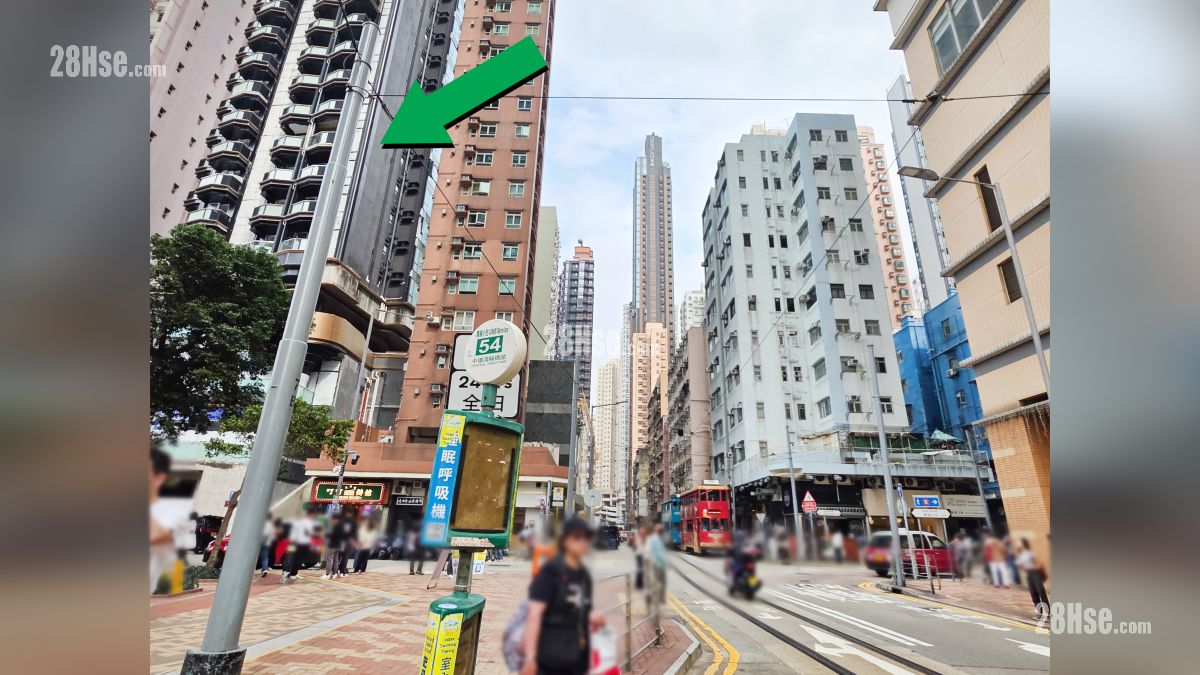 海嵎 交通配套 項目 (綠色箭嘴部分) 外的吉席街設有專線小巴站 (54)