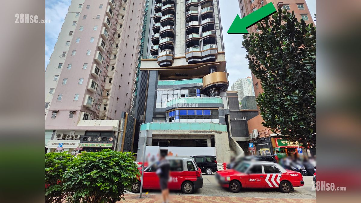 海嵎 交通配套 項目 (綠色箭嘴部分) 外設有的士站