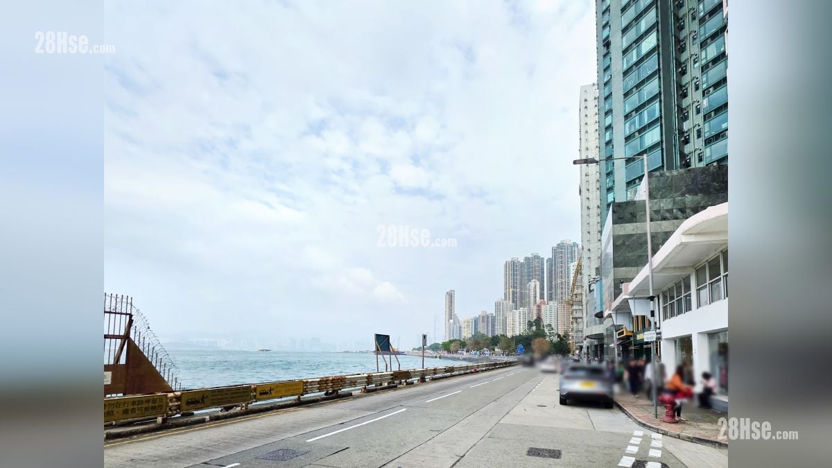 海嵎 附近街道 堅彌地城新海旁