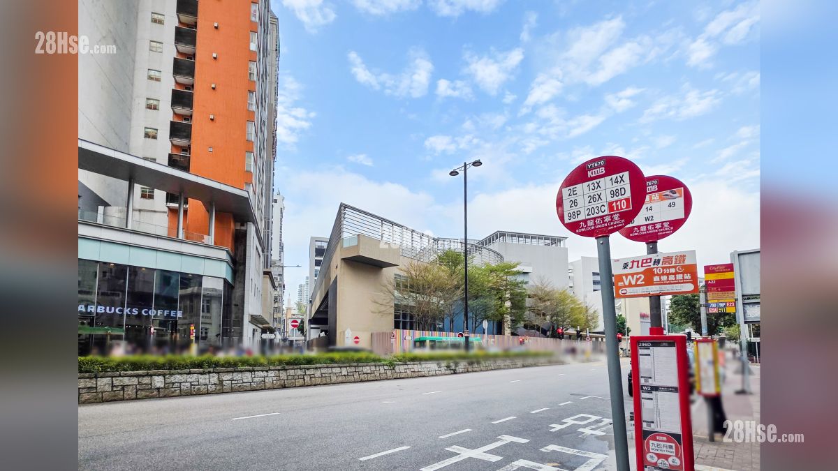 瑜意 交通配套 佐敦道設有九巴巴士站 (2E,13X,14X,26,26X,98D,98P,2203C,10,14,49)