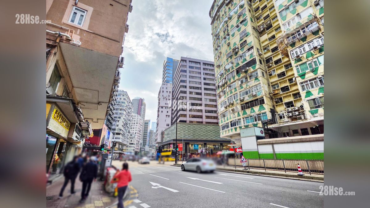 瑜意 附近街道 德興街對出的佐敦道