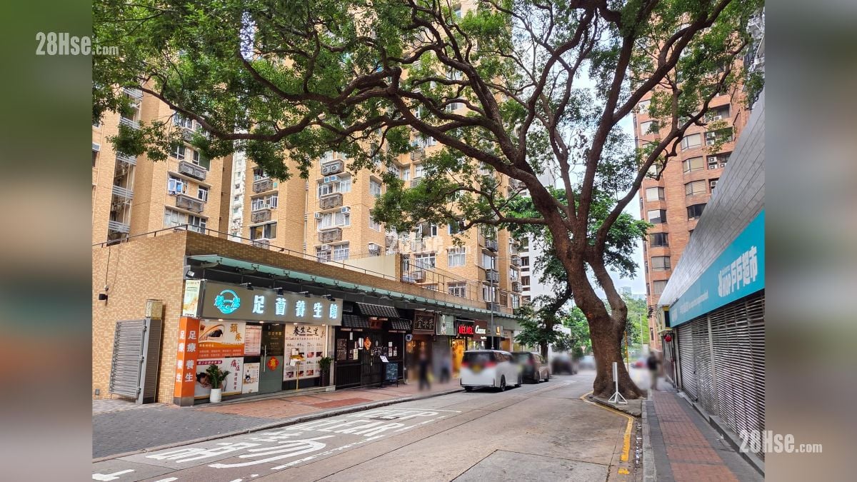 瑜意 鄰近商場或食肆 德成街一帶有食肆商舖