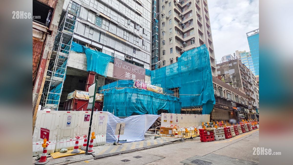 瑜意 主題大廈 項目仍在早期建築階段