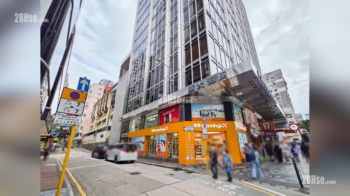 瑜意 鄰近商場或食肆 德成街與彌敦道交界設有食肆商舖