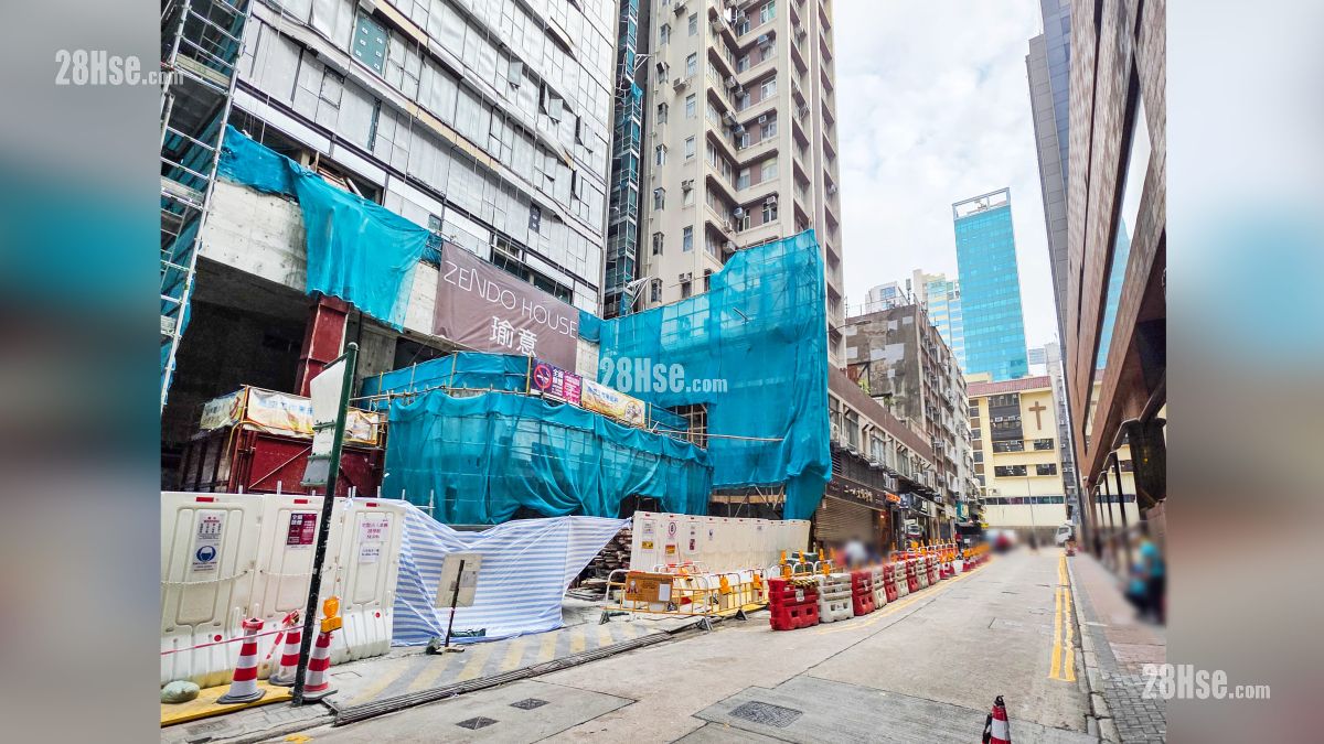 瑜意 屋苑設施環境 項目外的德興街, 人流較少