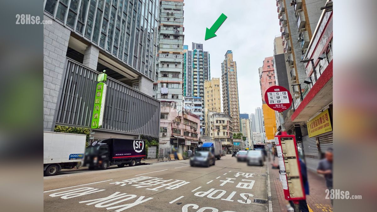 映居 交通配套 福全街設有九巴巴士站 (10,13,13D,16,16P,16X,27X,93P)