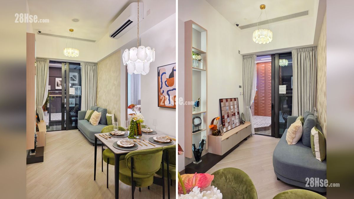 映居 示範單位 從飯廳部分觀看