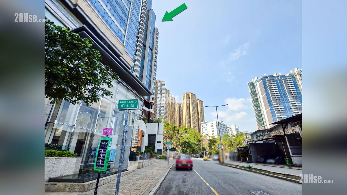 璟南 交通配套 项目 (绿色箭嘴部分) 外设有的士站