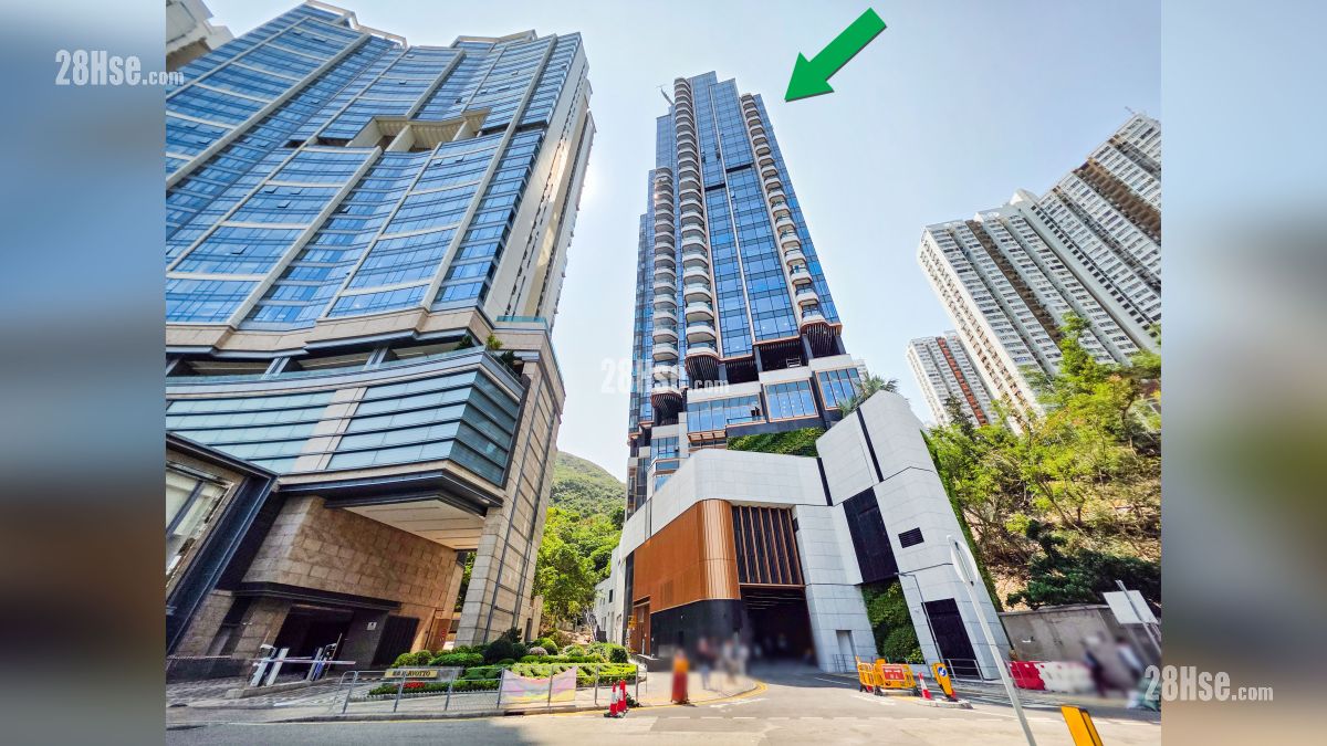 璟南 周边大厦 项目 (绿色箭嘴部分) 旁边为 Larvotto 南湾