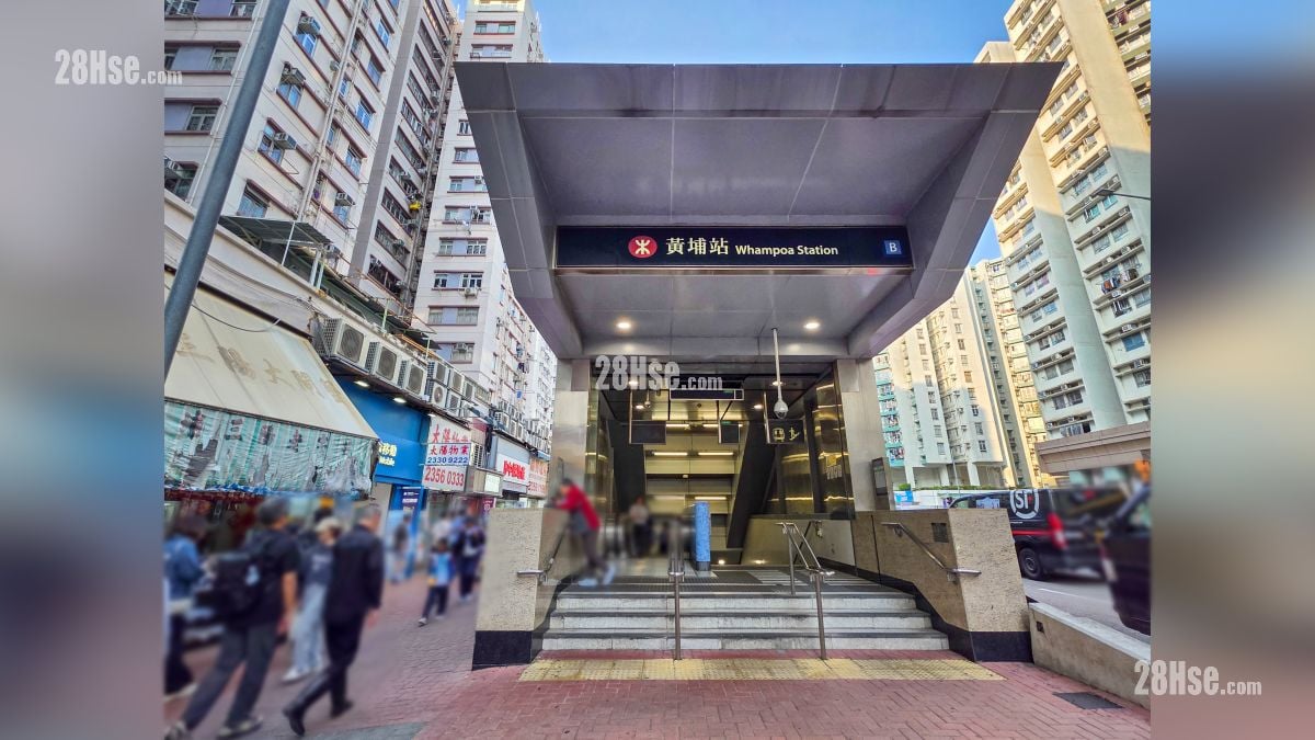 首匯 交通配套 黃埔港鐵站, 距離項目約約 500 米