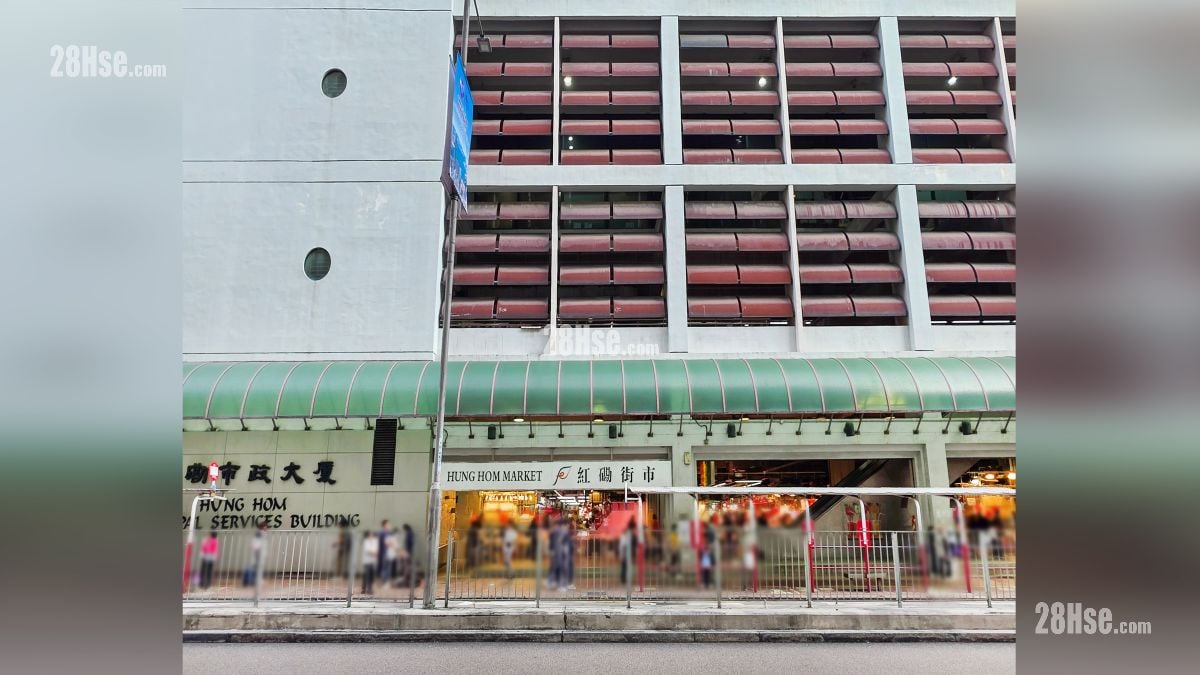 首匯 鄰近商場或食肆 紅磡街市, 距離項目約 350 米