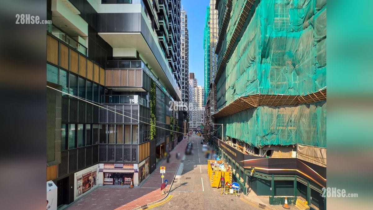 首匯 屋苑設施環境 從紅磡南道天橋部分觀看項目