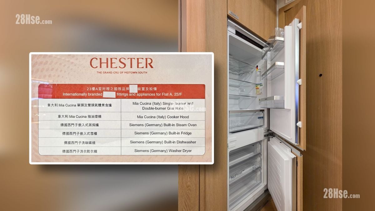 首匯 示範單位 開放式廚房部分