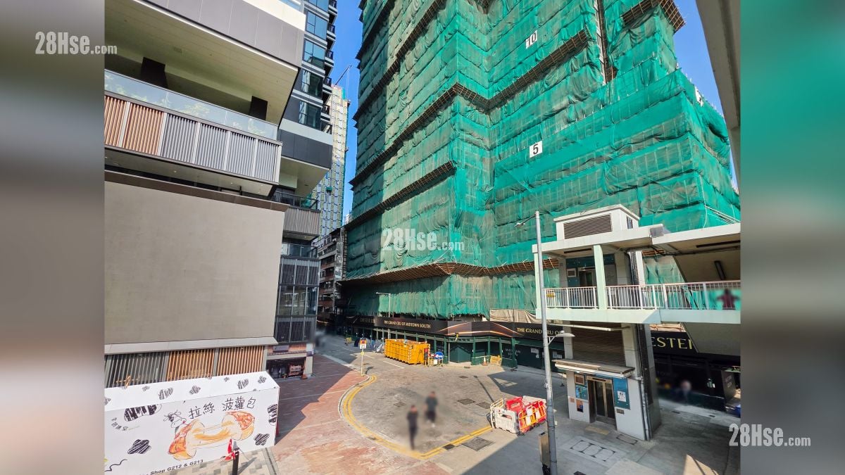 首匯 屋苑設施環境 從紅磡南道天橋部分觀看項目