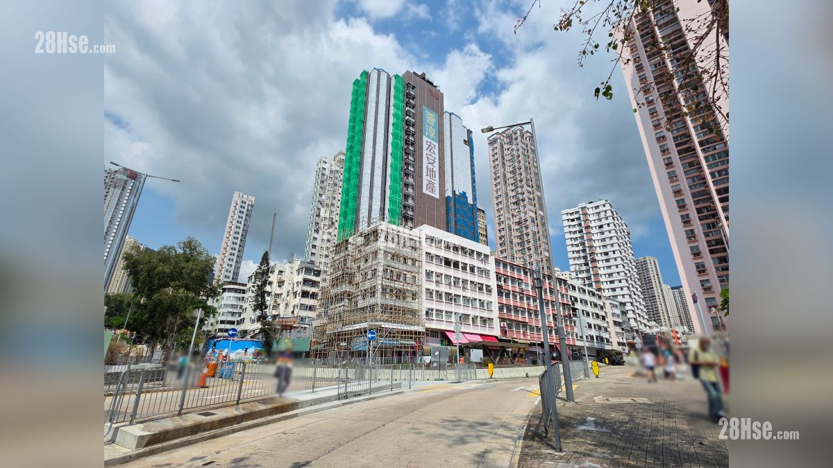 荟淳 屋苑设施环境 从沙田㘭道观看项目