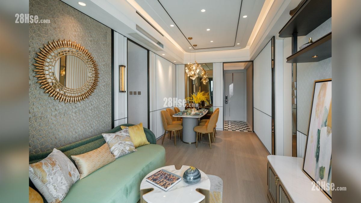 维港湾畔 2B期 示范单位 从露台部分观看